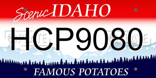 HCP9080 Idaho License Plate