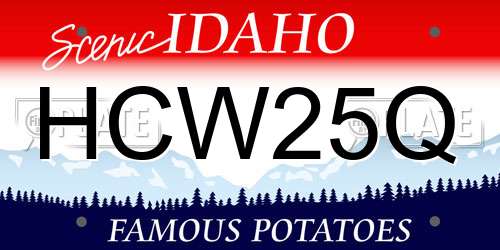 HCW25Q Idaho License Plate