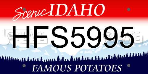 HFS5995 Idaho License Plate