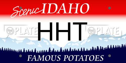 HHT Idaho License Plate