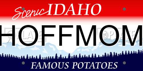 HOFFMOM Idaho License Plate