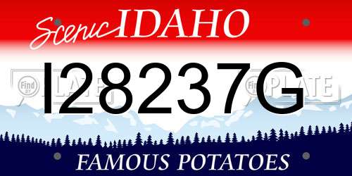I28237G Idaho License Plate