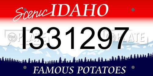 I331297 Idaho License Plate