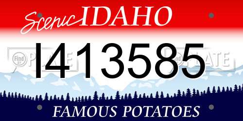 I413585 Idaho License Plate