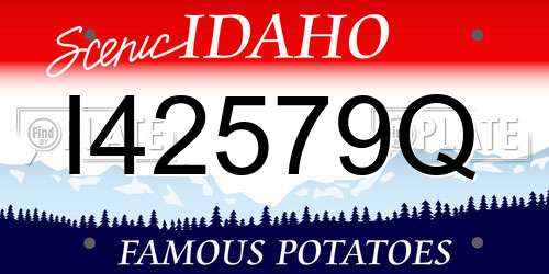 I42579Q Idaho License Plate