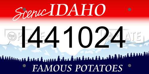 I441024 Idaho License Plate