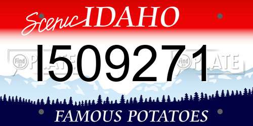 I509271 Idaho License Plate