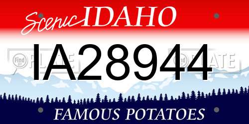 IA28944 Idaho License Plate
