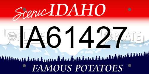 IA61427 Idaho License Plate