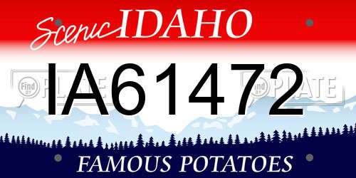IA61472 Idaho License Plate