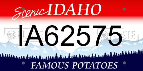 IA62575 Idaho License Plate