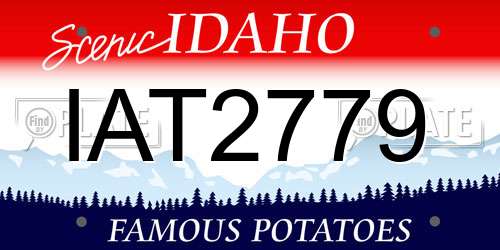 IAT2779 Idaho License Plate