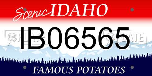 IB06565 Idaho License Plate