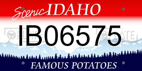 IB06575 Idaho License Plate