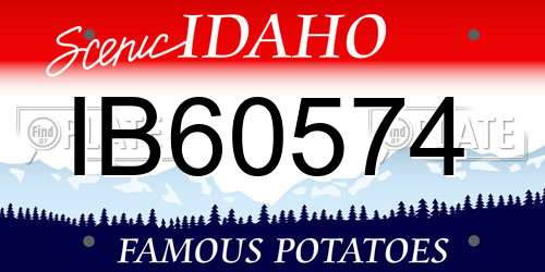 IB60574 Idaho License Plate