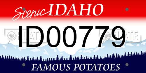 ID00779 Idaho License Plate