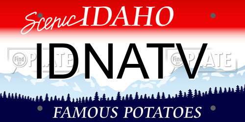 IDNATV Idaho License Plate