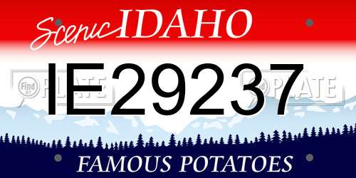 IE29237 Idaho License Plate
