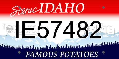IE57482 Idaho License Plate