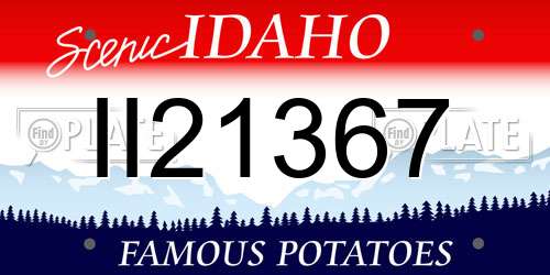 II21367 Idaho License Plate