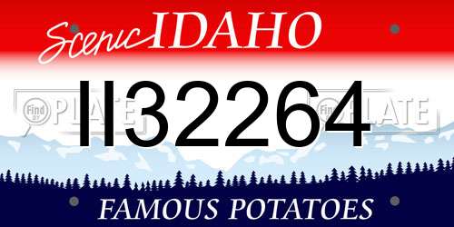 II32264 Idaho License Plate