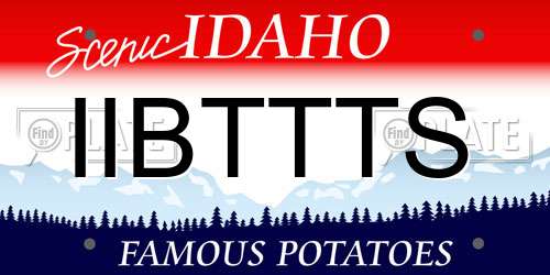 IIBTTTS Idaho License Plate
