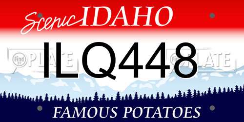 ILQ448 Idaho License Plate