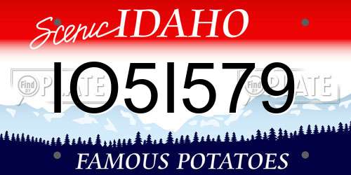 IO5I579 Idaho License Plate