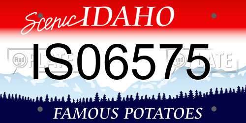 IS06575 Idaho License Plate