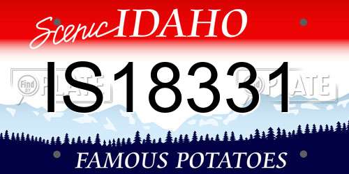 IS18331 Idaho License Plate