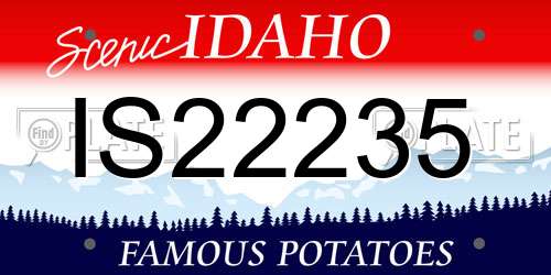 IS22235 Idaho License Plate