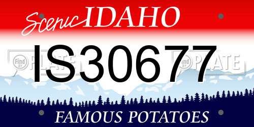 IS30677 Idaho License Plate