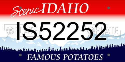 IS52252 Idaho License Plate