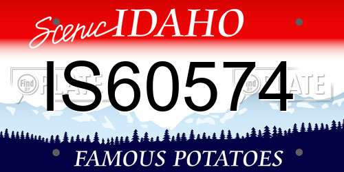 IS60574 Idaho License Plate