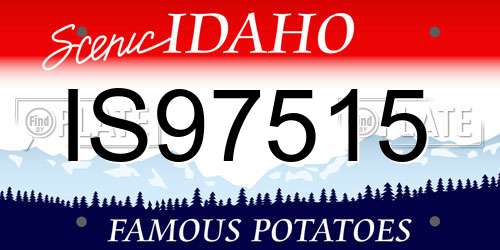 IS97515 Idaho License Plate