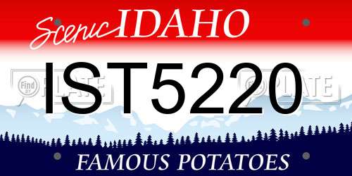 IST5220 Idaho License Plate