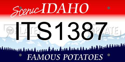 ITS1387 Idaho License Plate