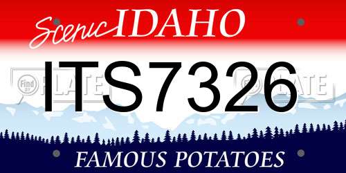 ITS7326 Idaho License Plate