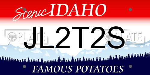 JL2T2S Idaho License Plate