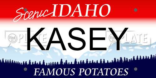 KASEY Idaho License Plate