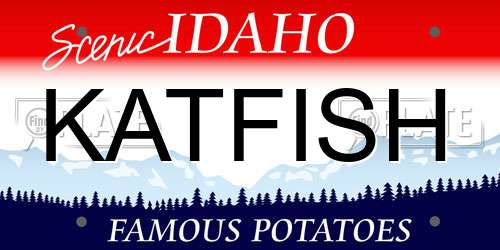 KATFISH Idaho License Plate