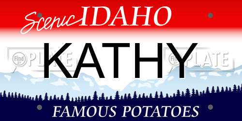 KATHY Idaho License Plate
