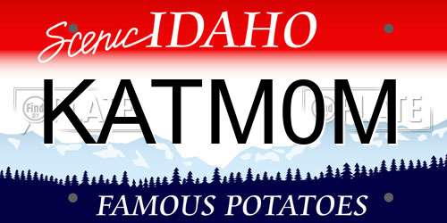 KATM0M Idaho License Plate