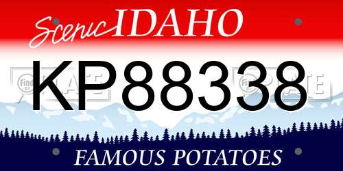 KP88338 Idaho License Plate