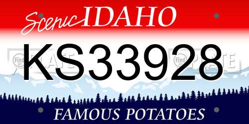 KS33928 Idaho License Plate