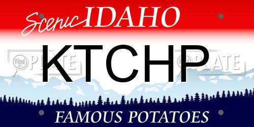 KTCHP Idaho License Plate
