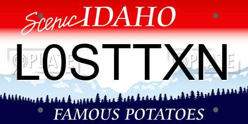 L0STTXN Idaho License Plate