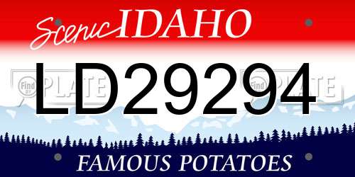 LD29294 Idaho License Plate