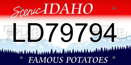 LD79794 Idaho License Plate