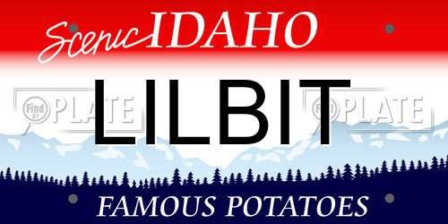 LILBIT Idaho License Plate
